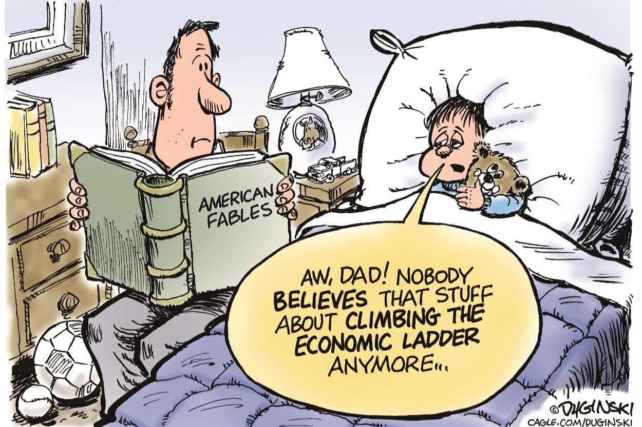 Losing faith in the American dream