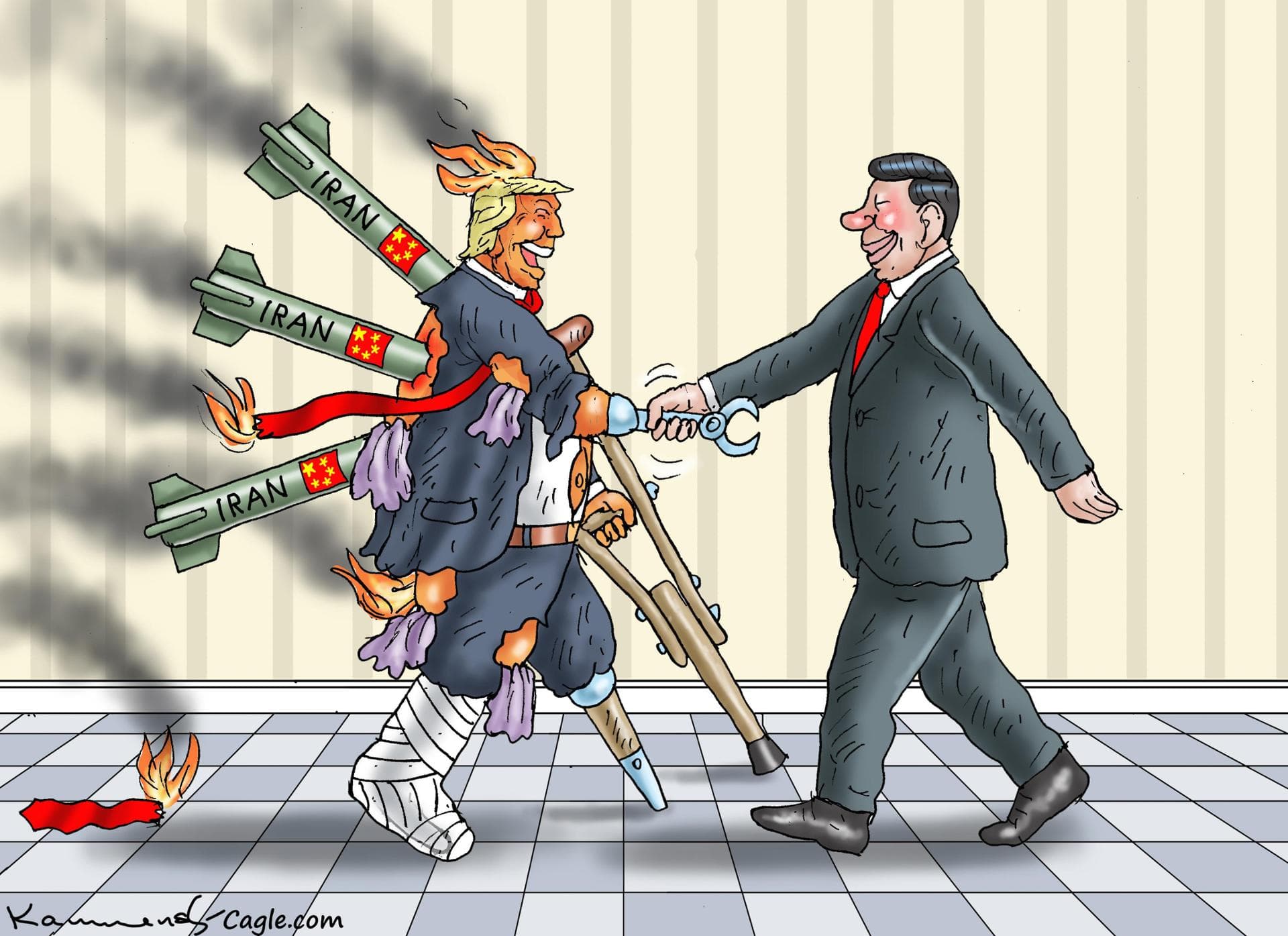 Trump visits Xi Jinping