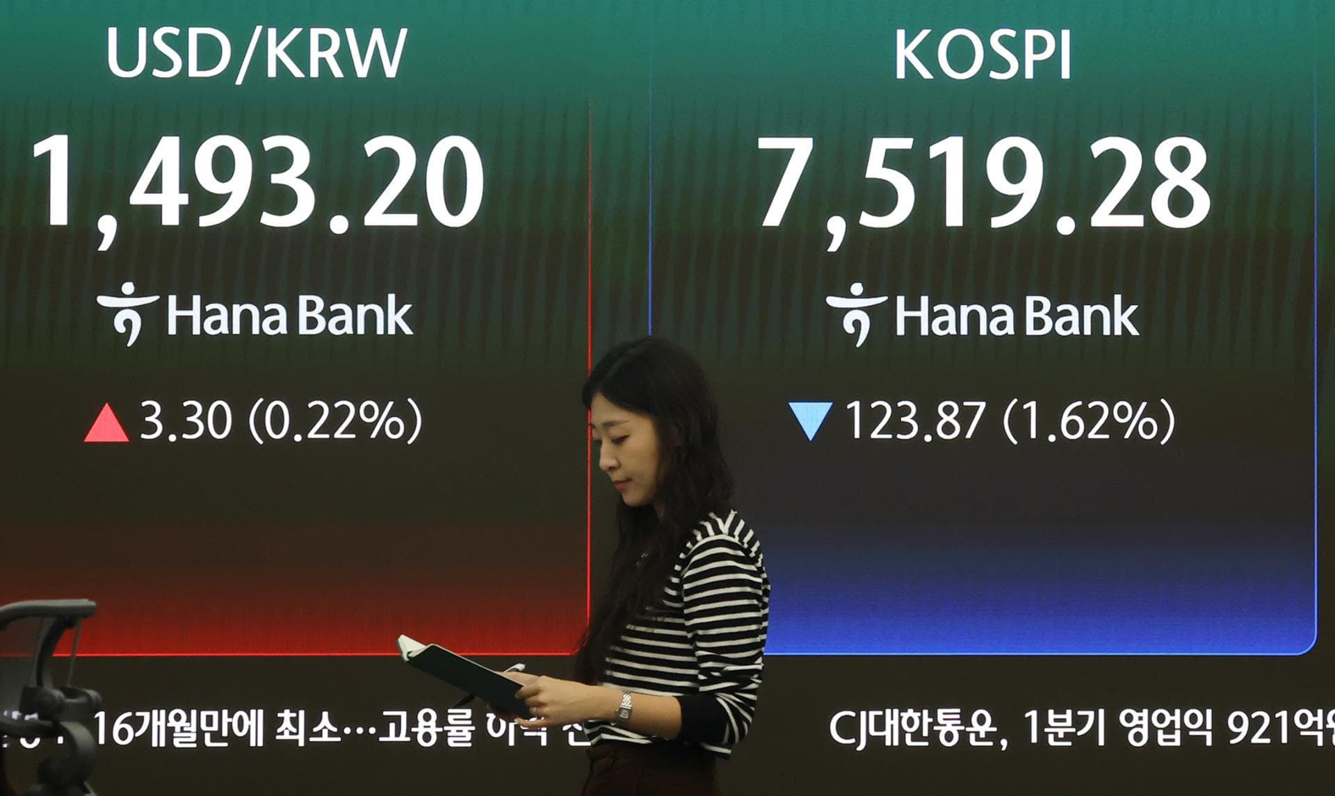 Korean currency slides amid lingering Middle East uncertainties