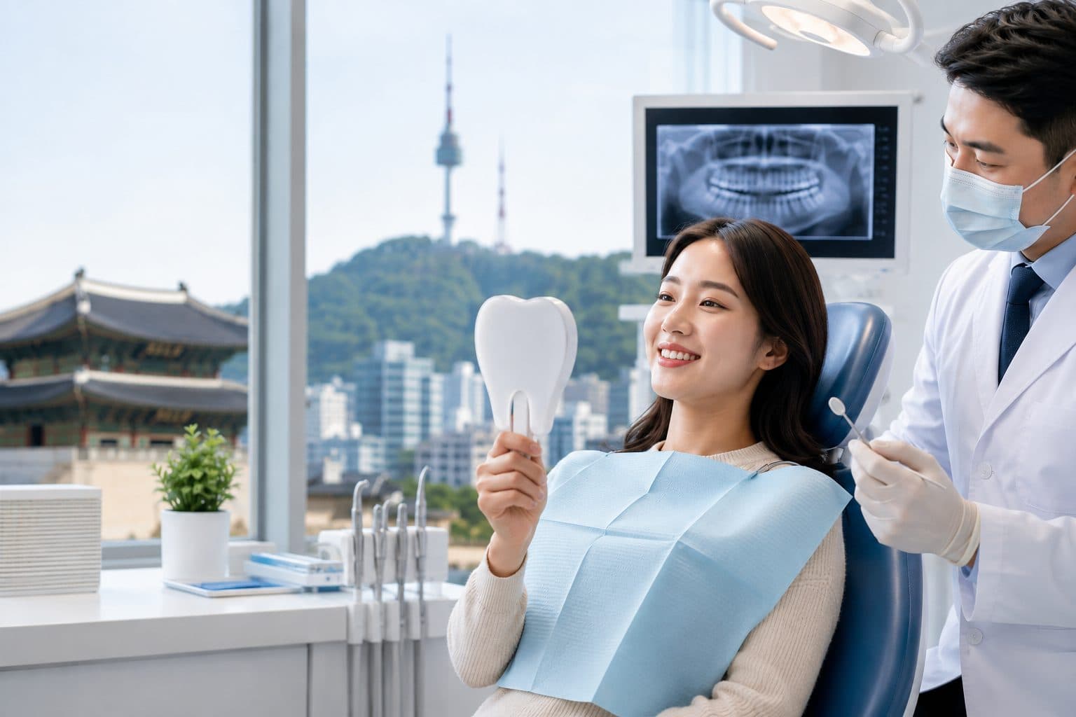 image showing korean dental clinic treatment.