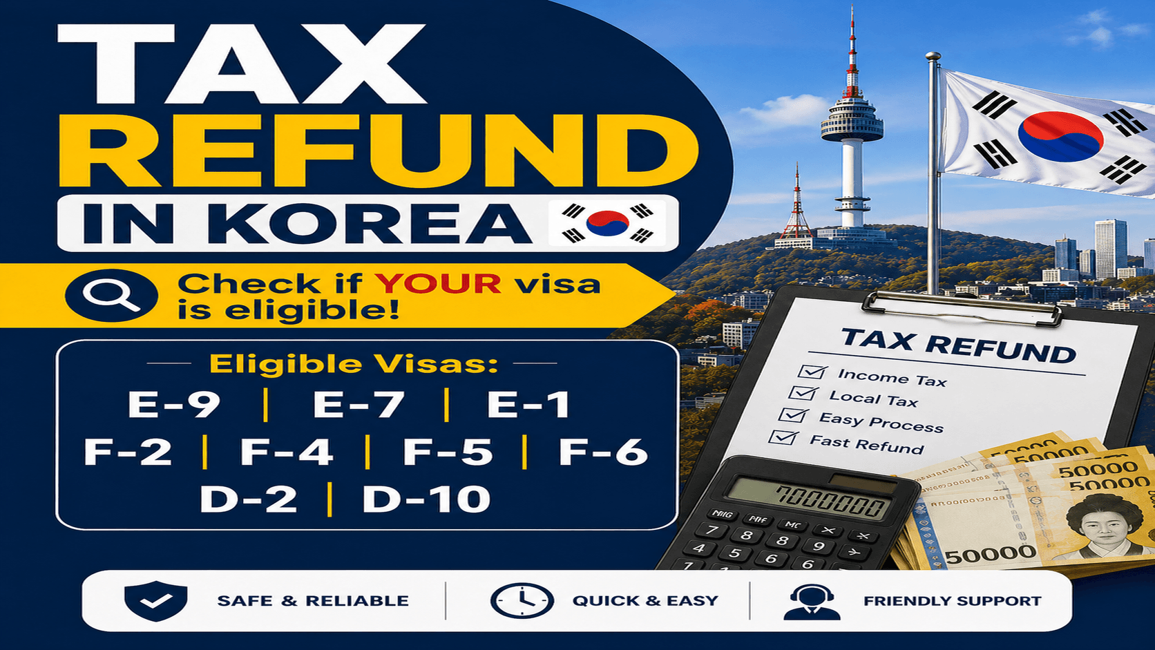 Nobel Tax Refund & Filing Service for Foreigners in Korea