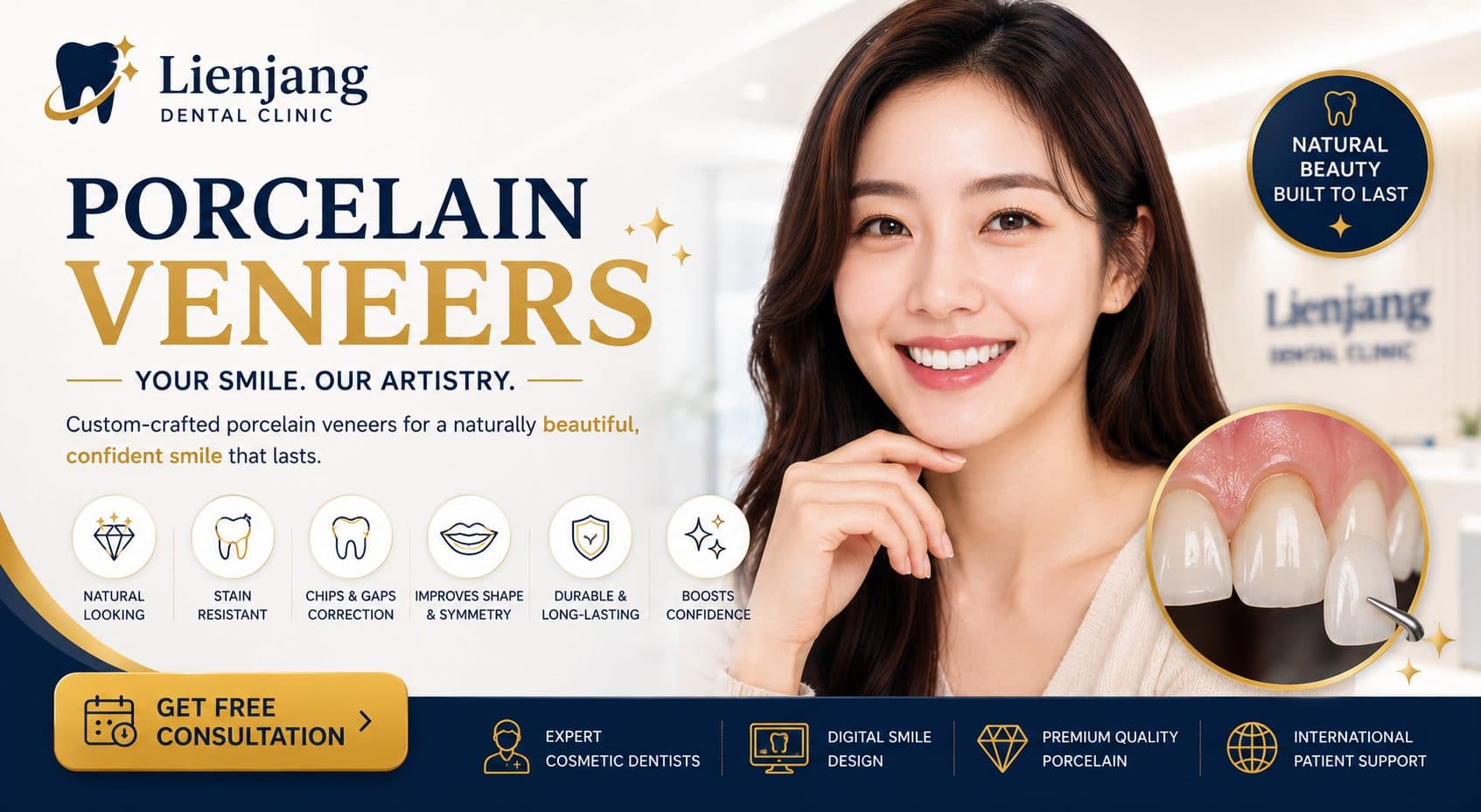 Porcelain Veneers at Lienjang Dental Clinic