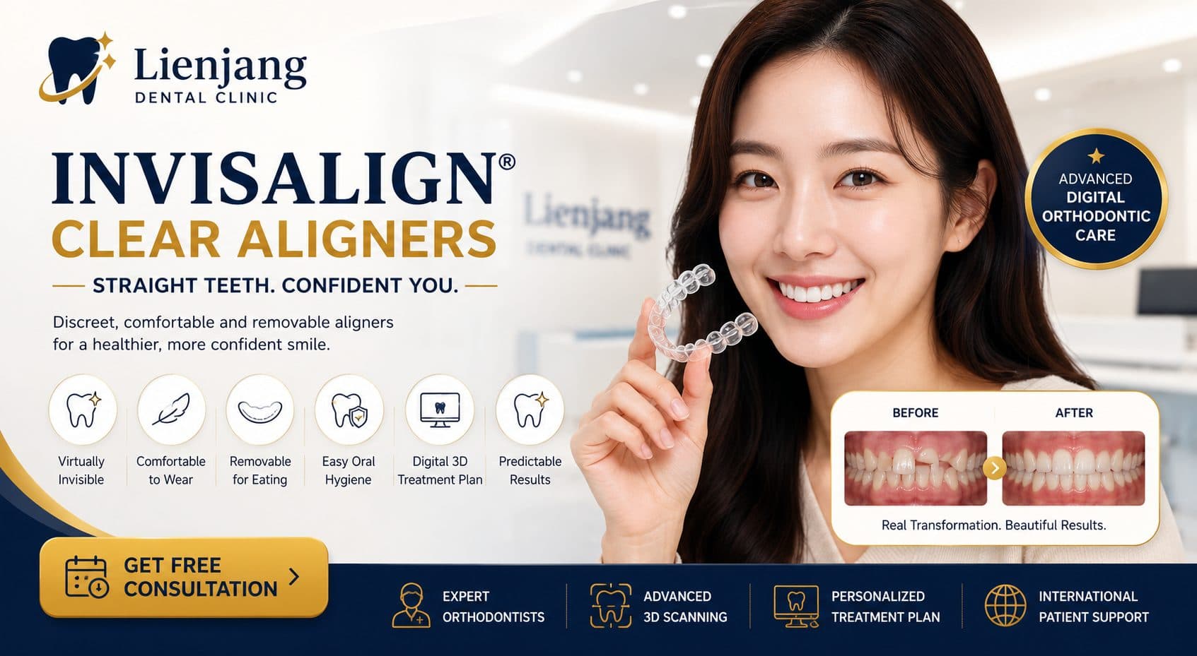 Invisalign® Clear Aligners at Lienjang Dental Clinic