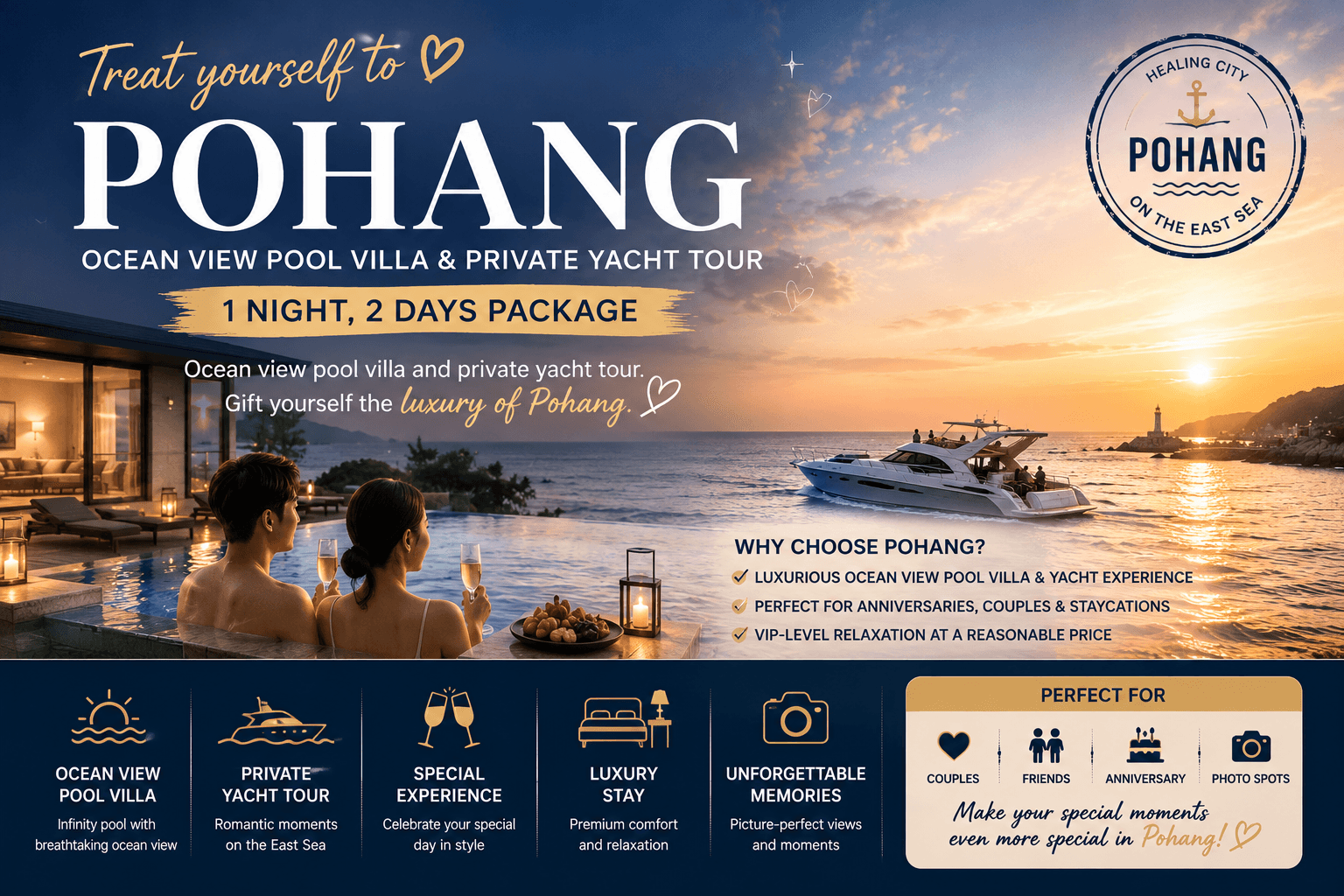 Pohang Ocean Escape (1 Night, 2 Days)