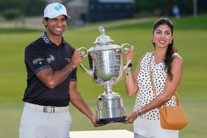 Aaron Rai runs away with the PGA Championship, first English-born winner in more than a century